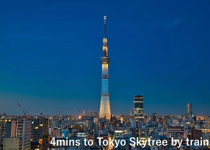 東京スカイツリー眺望 一棟貸切 駅徒歩50秒 浅草8分 スカイツリー4分 銀座20分